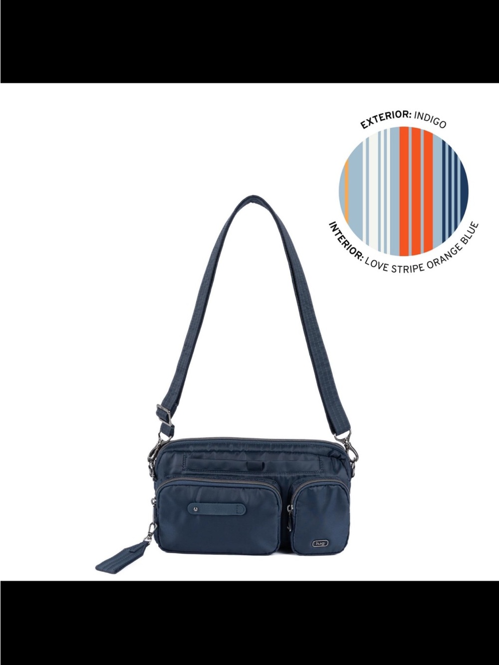 lug Switcharoo Crossbody Bag in Indigo